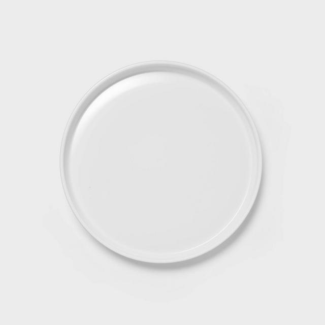 8" Plastic Stella Salad Plate White - Threshold™