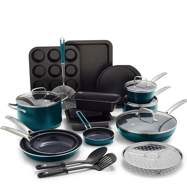 BD-GREEND FGre Alu No ind Bl 9011+Green_DINF8 12(20) pc Set