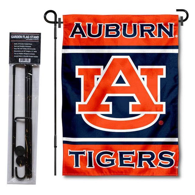 College Flags & Banners Co. Auburn Garden Flag with Stand Holder