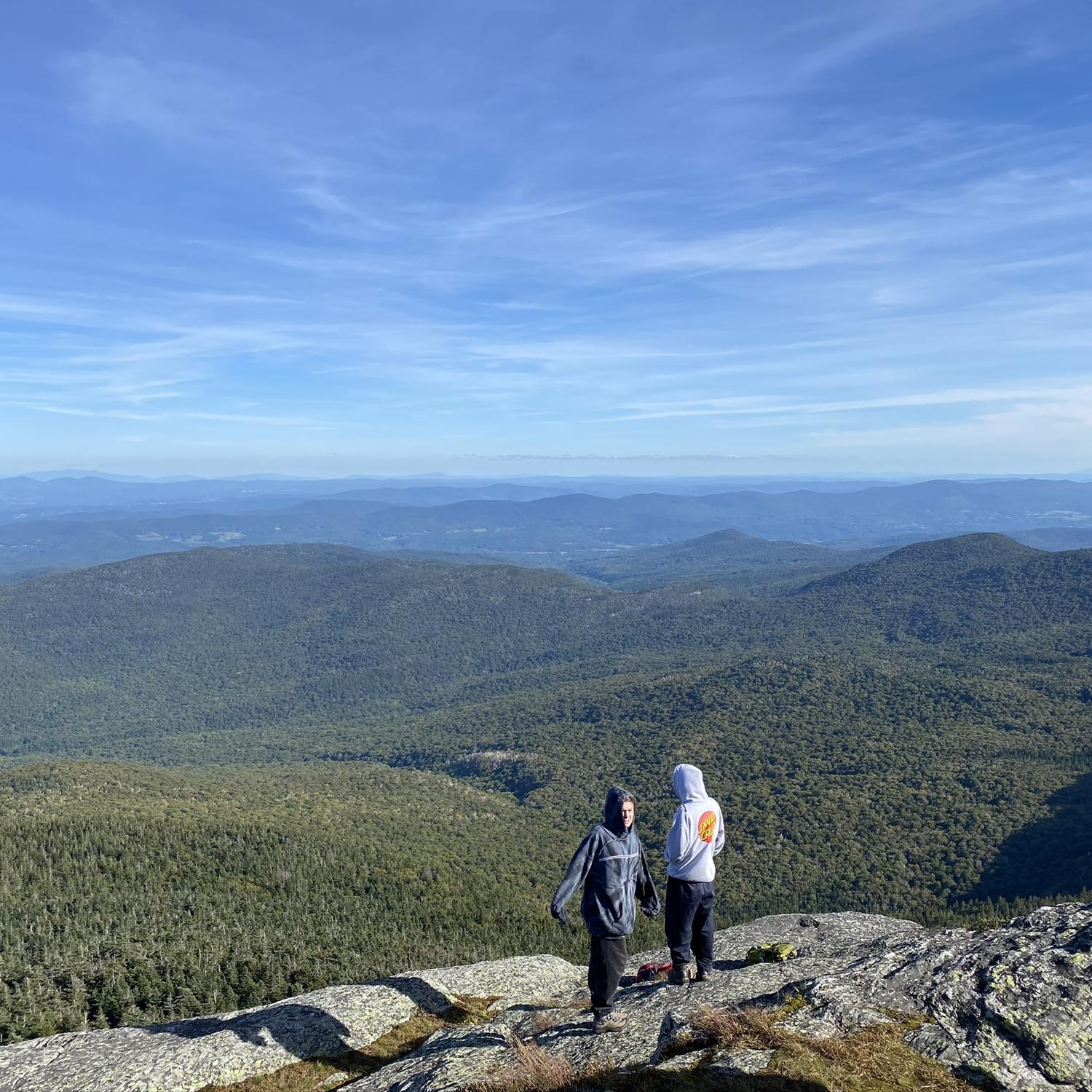 At the peak of Camels Hump