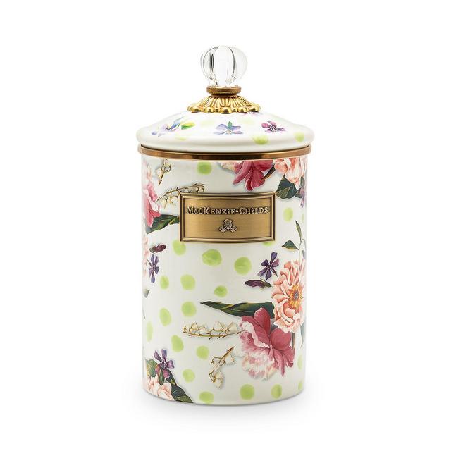 Mackenzie-Childs Wildflowers Enamel Canister, Large