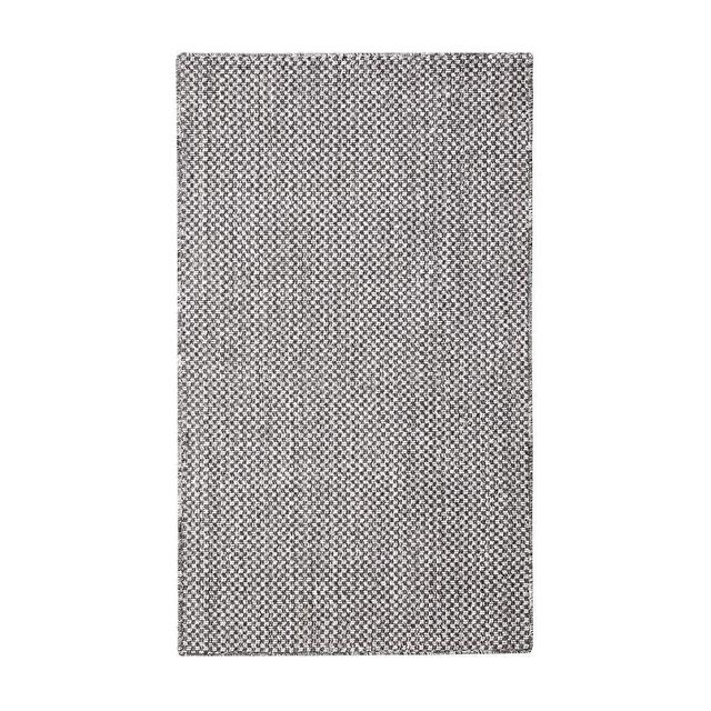 Hendrix Synthetic Rug with Anti Slip Backing, 3' x 5', Charcoal Multi