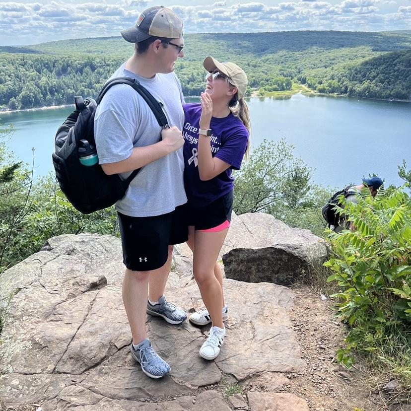 One of our favorite hiking places, Devil's Lake State Park
