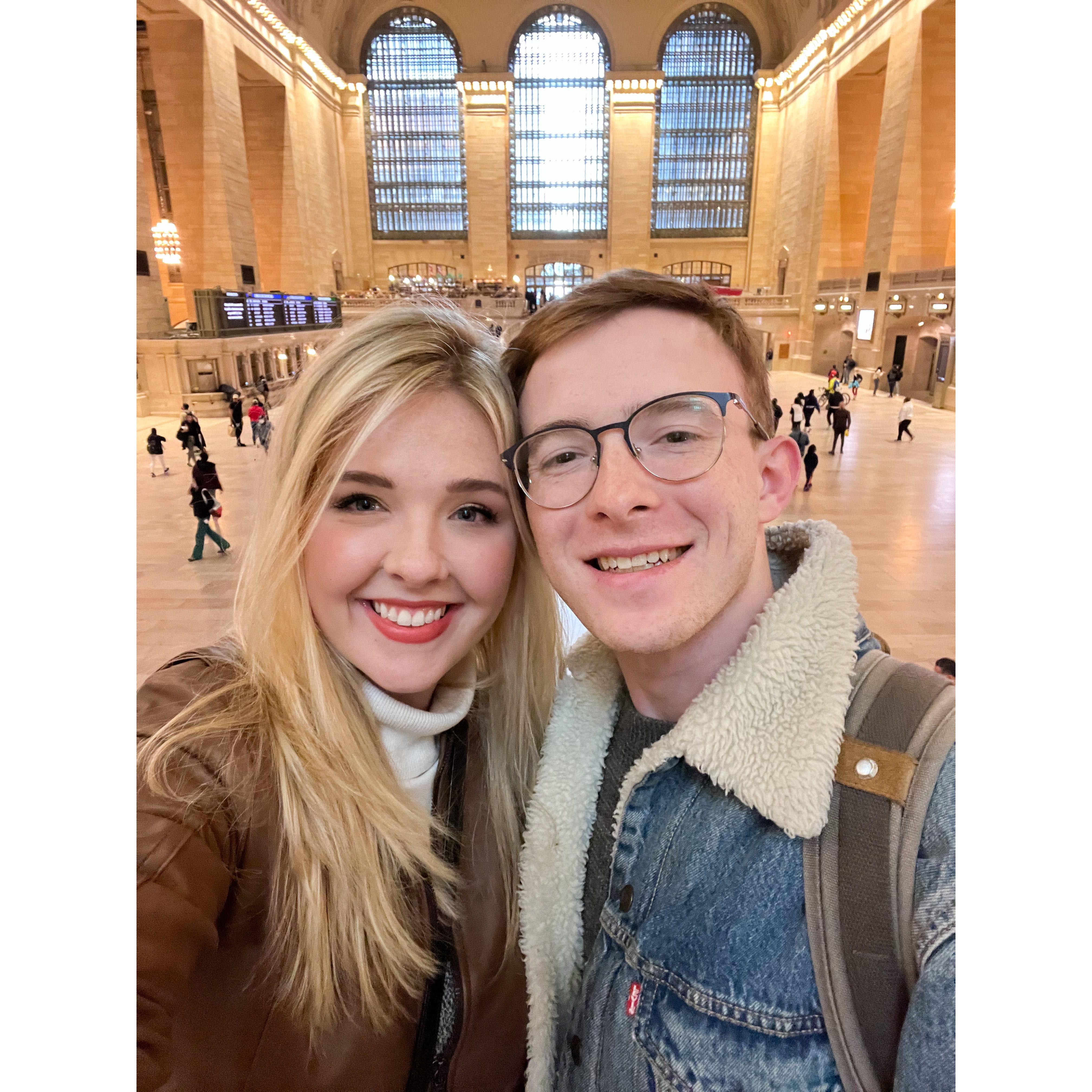 Their first big trip together was to New York City!