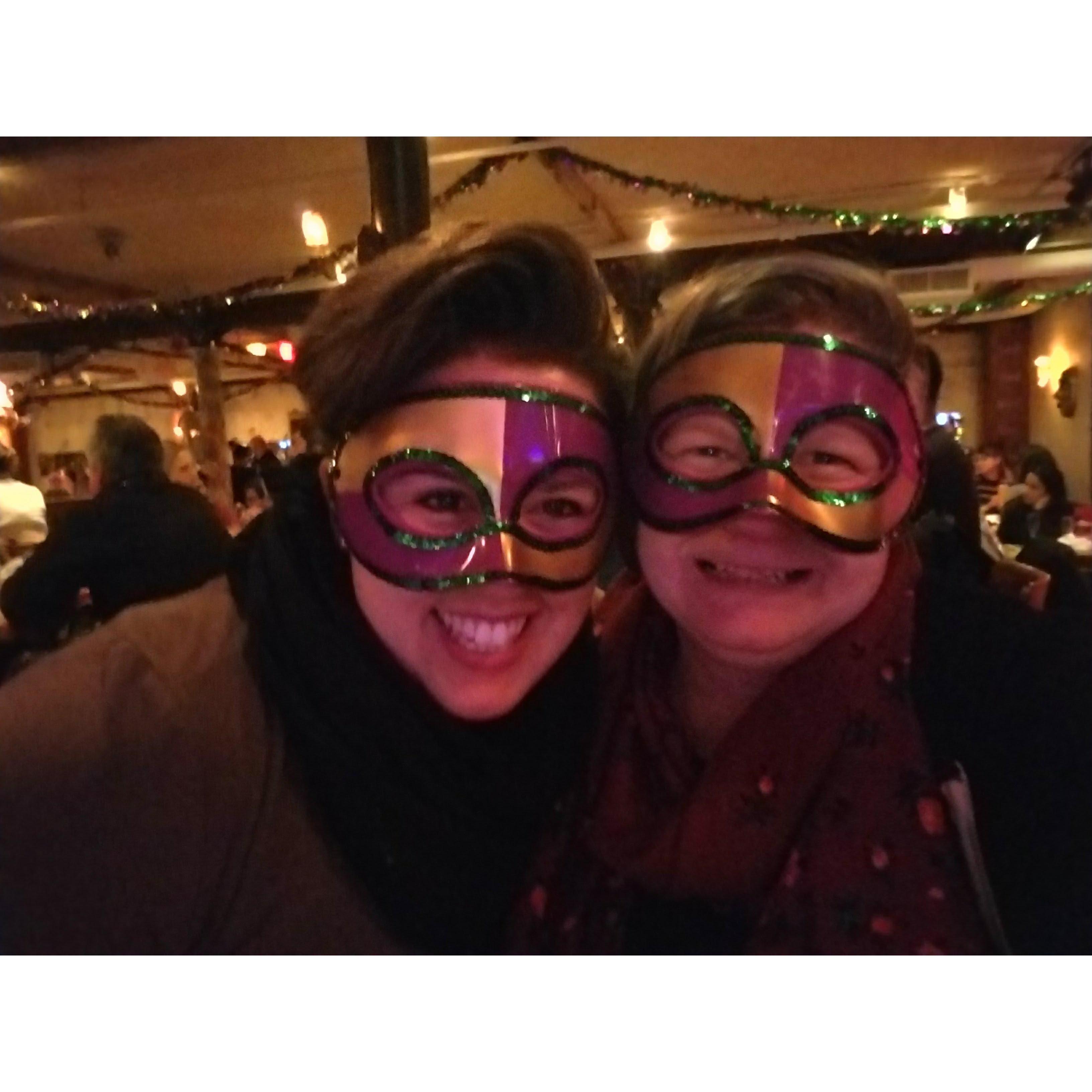 Mardi Gras celebrations in Harvard Square (Winter 2018)
