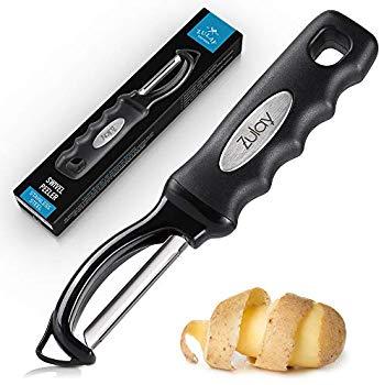 Premium Swivel Vegetable Peeler - Comfortable Ergonomic Grip with Ideal Blade For Vegetables, Potatoes and Carrots by Zulay Kitchen