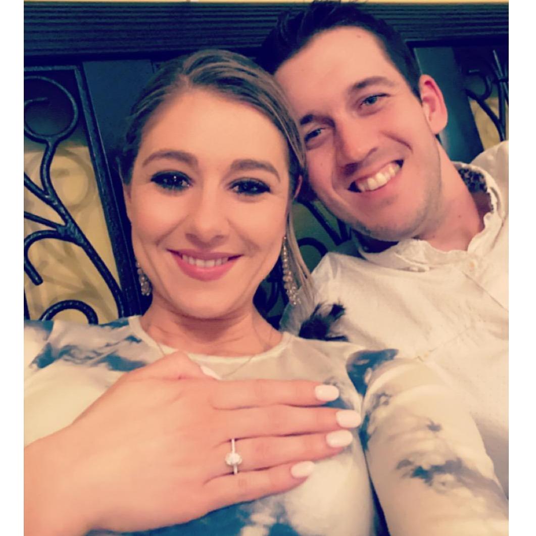 We only took about 400 selfies the day we got engaged!