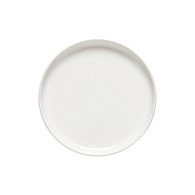 Casafina Ceramic Stoneware 11'' Dinner Plate - Pacifica Collection, Salt (White) | Microwave & Dishwasher Safe Dinnerware | Food Safe Glazing | Restaurant Quality Tableware
