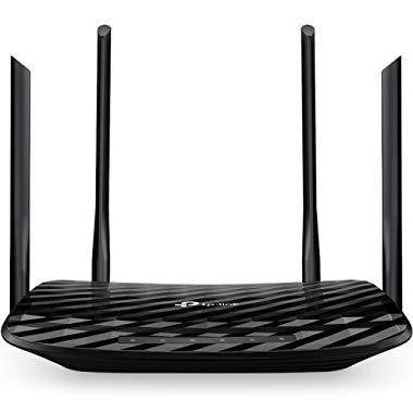 TP-Link AC1200 Smart WiFi Router - 5GHz Gigabit Dual Band MU-MIMO Wireless Internet Router, Long Range Coverage by 4 Antennas(Archer A6)