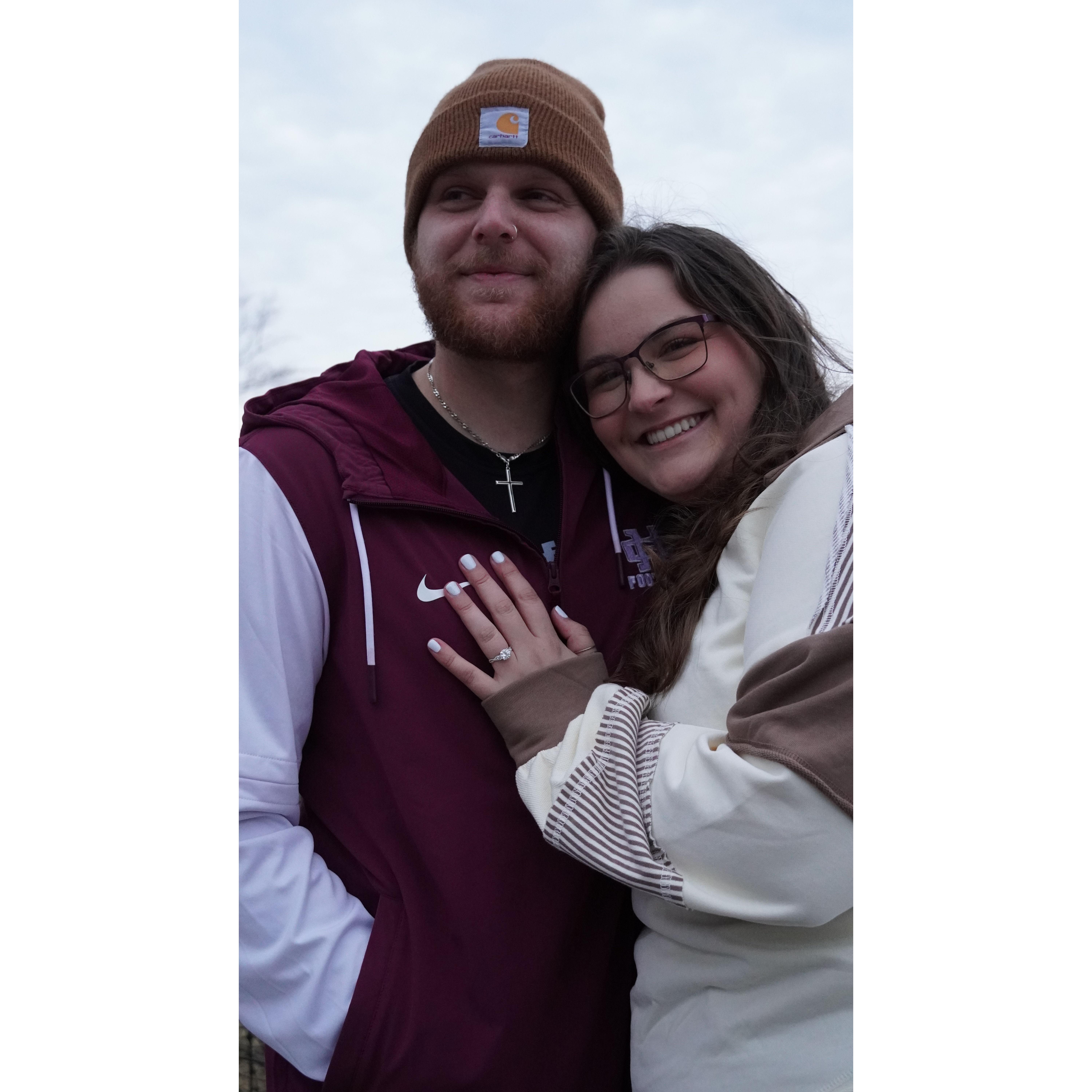 Right after we got engaged!!