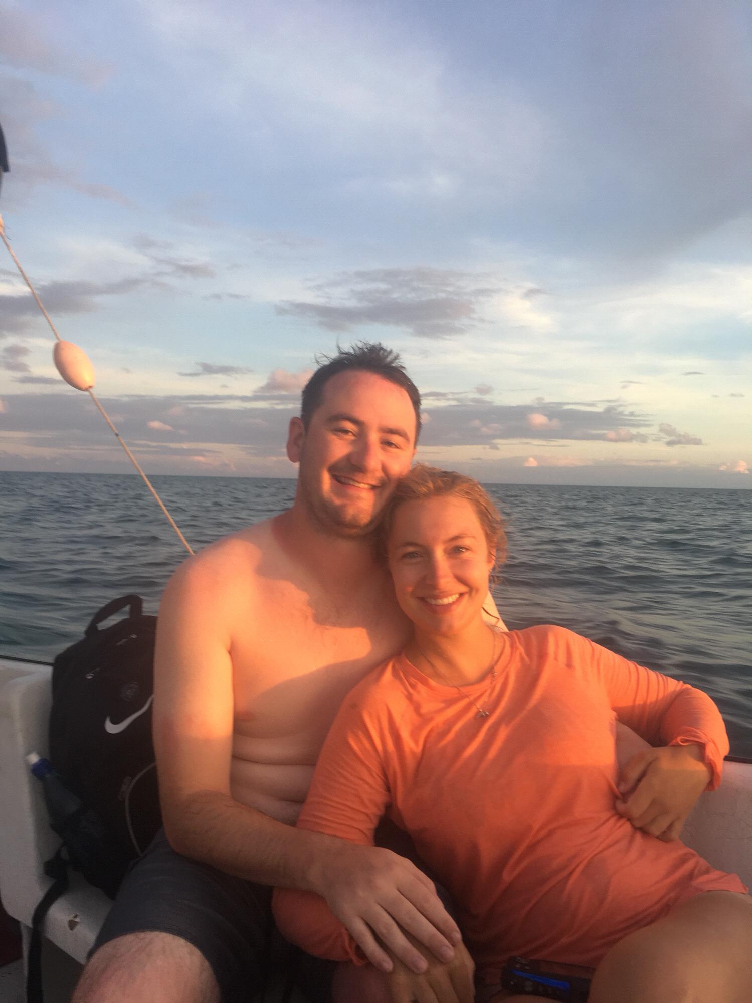 Boating in Caye Caulker