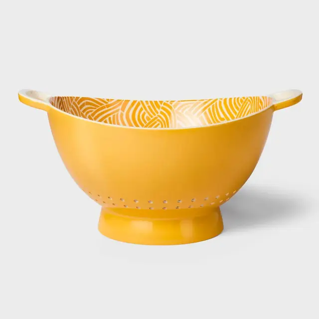 5qt Melamine Colander Yellow - Tabitha Brown for Target