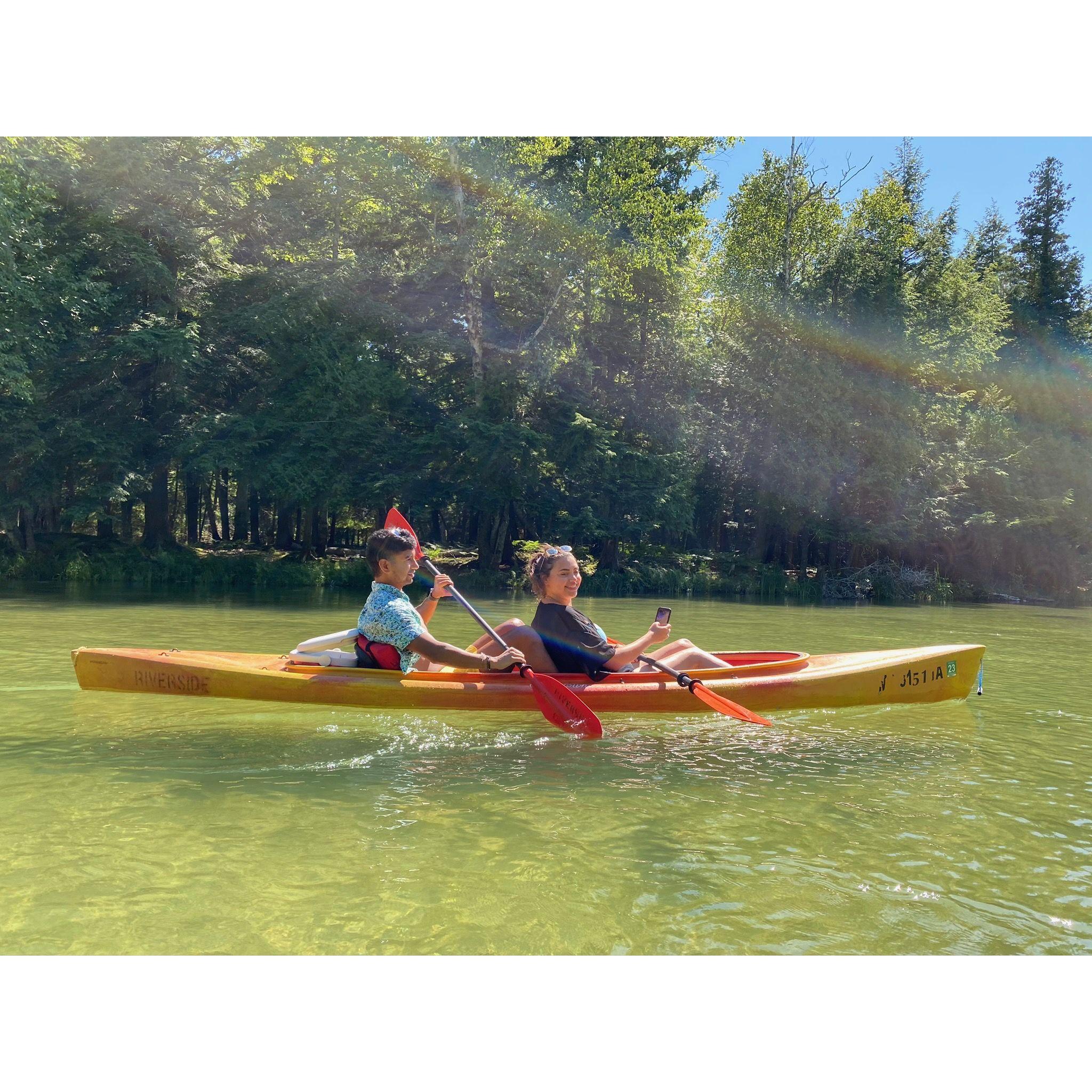 Kayaking in Northern Michigan