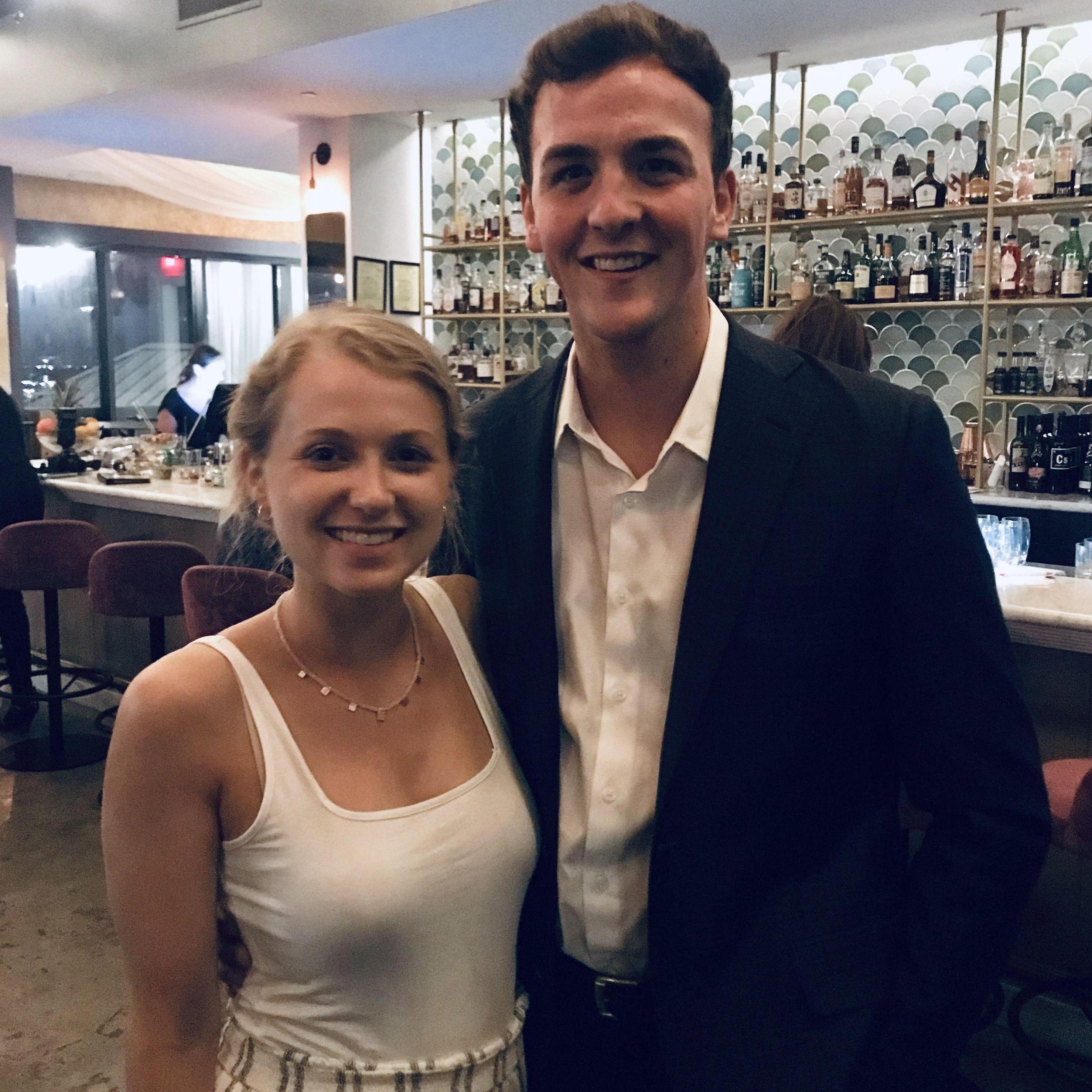 Our first photo together (not the greatest quality photo but it's here for the mems)