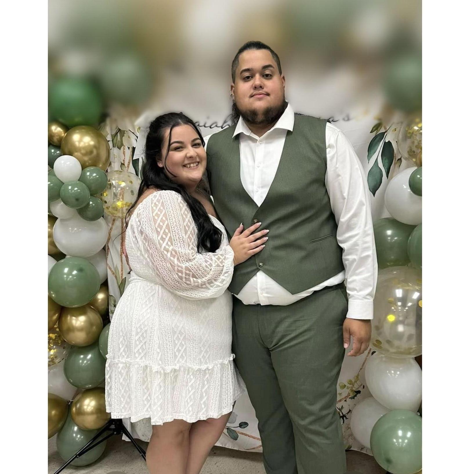 Our engagement party.