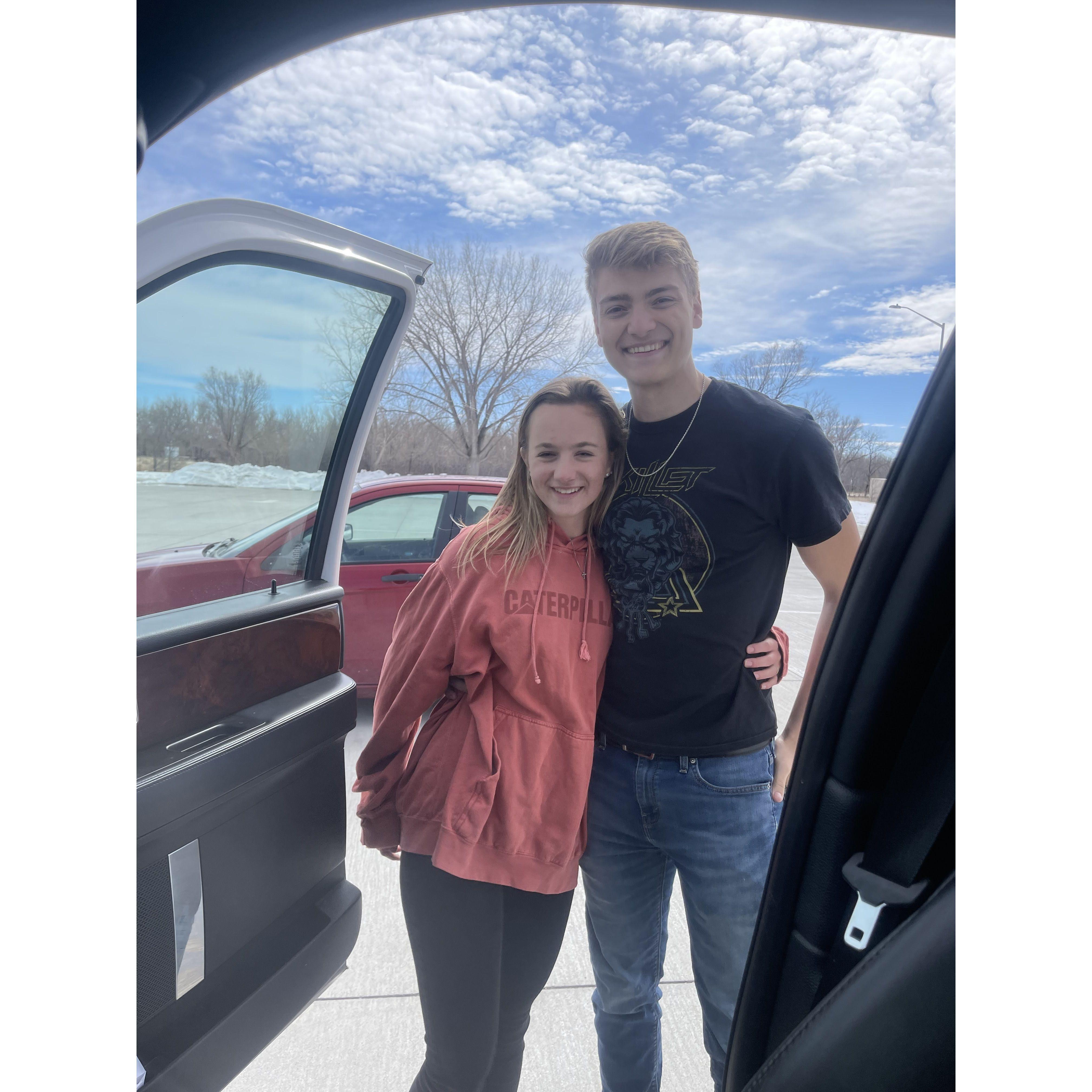 The day we first started dating (March, 12, 2022)