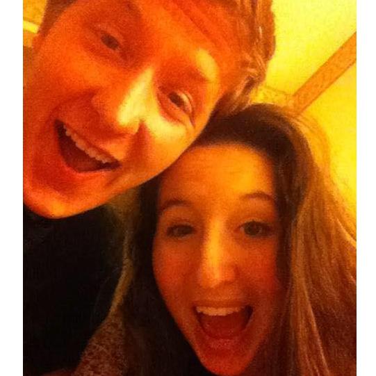 Being goofy together while visiting Casey at school in Rolla; fall of 2012