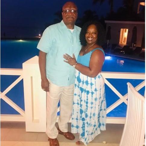 Birthday night in Jamaica. Fell in love all over again. Thanks baby.