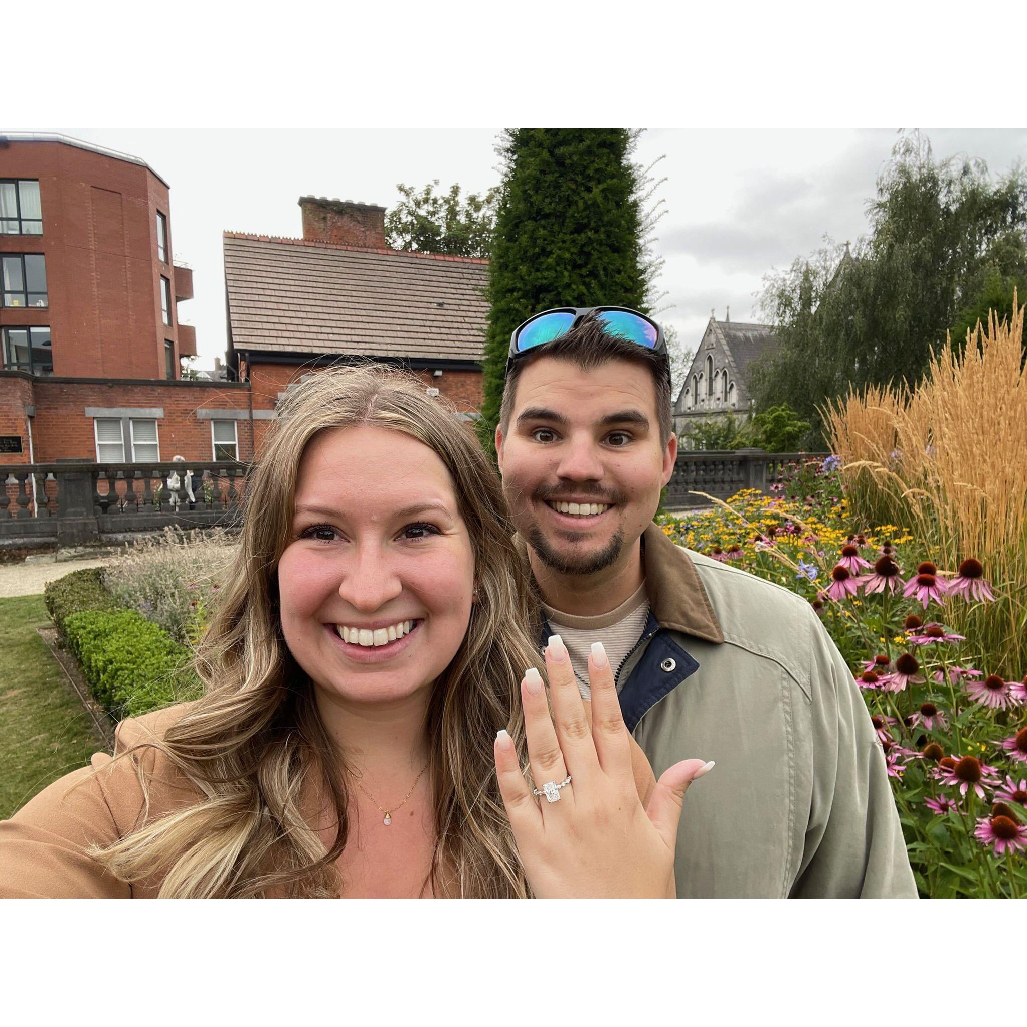 She said yes!