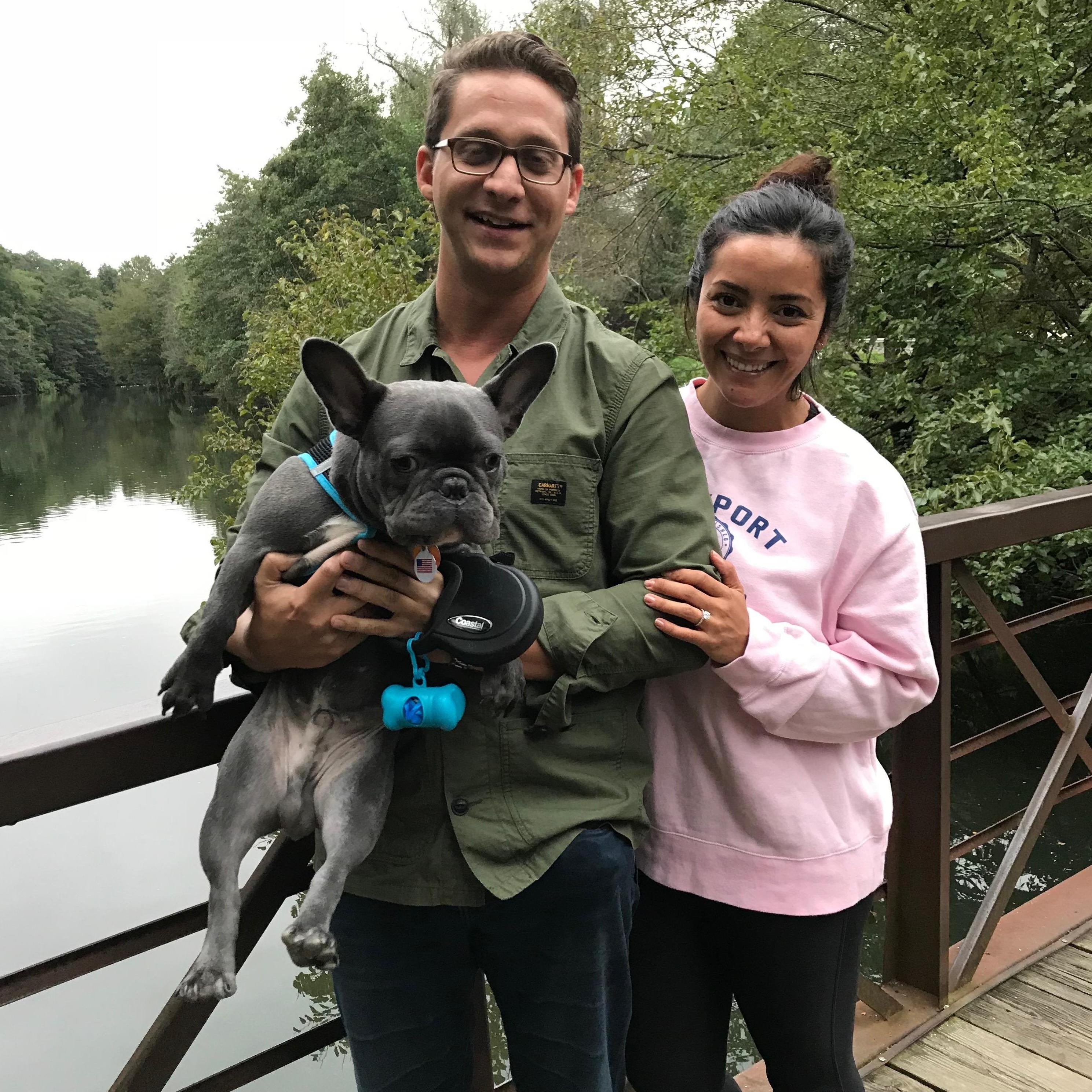 October 6, 2018
This was taken seconds after he got down on one knee and proposed...the bridge he proposed on is called, "The Kissing Bridge", it was perfect!