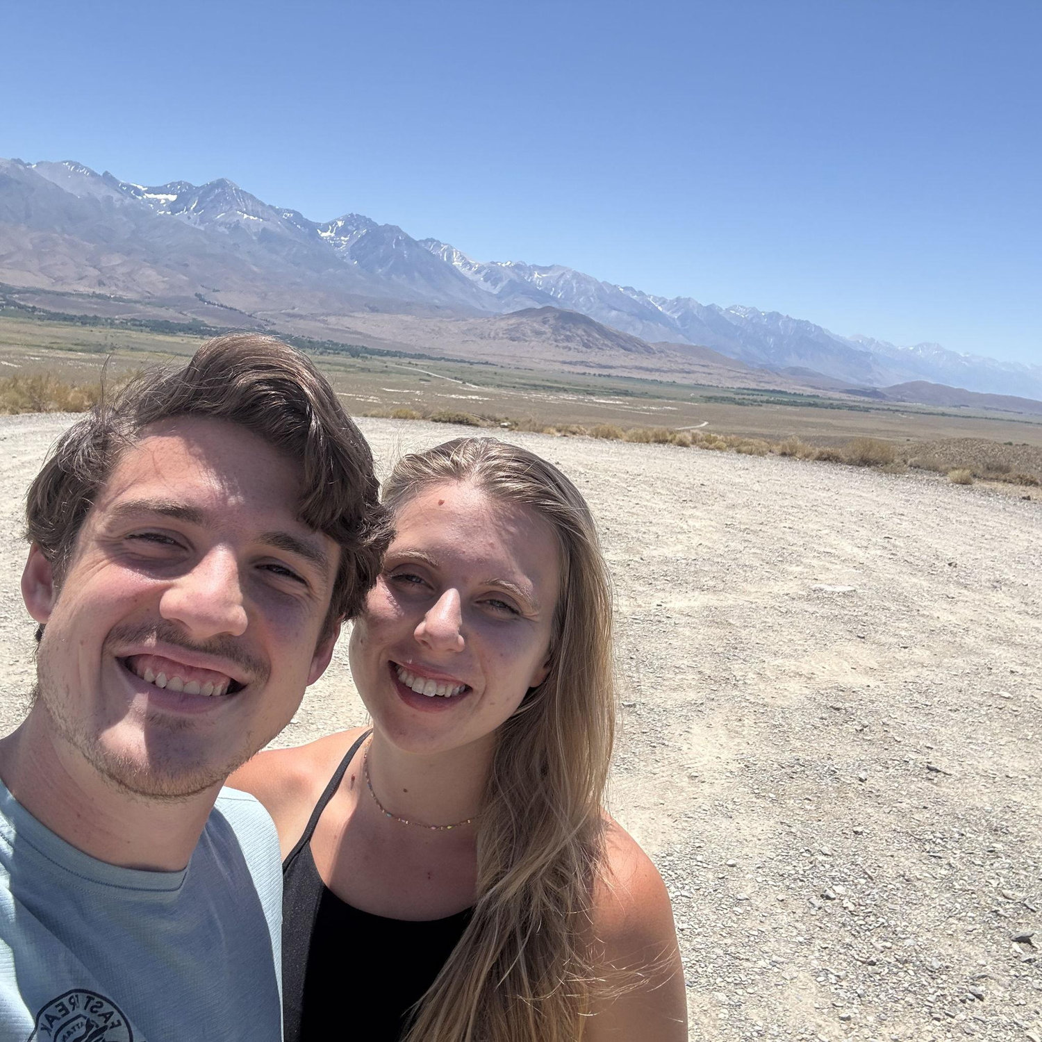 En route to backpack outside Mammoth, CA