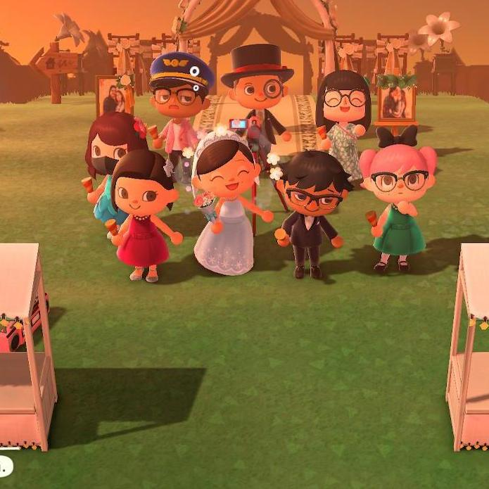 Our Animal Crossing wedding!