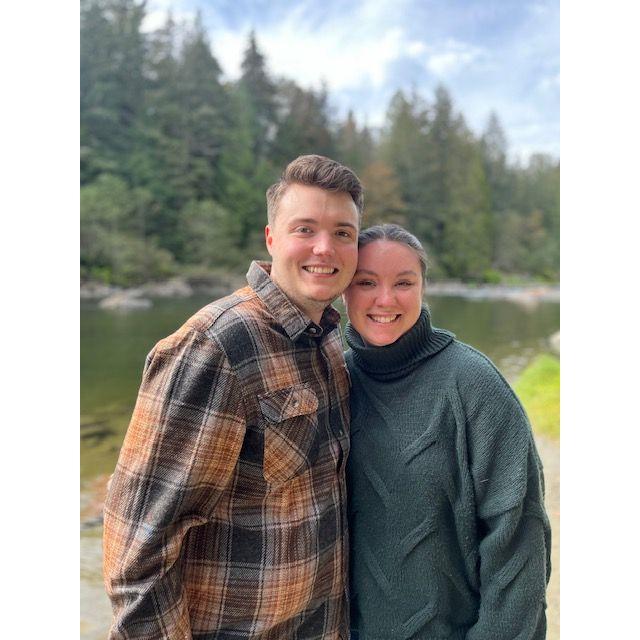 Taken moments after we got engaged!