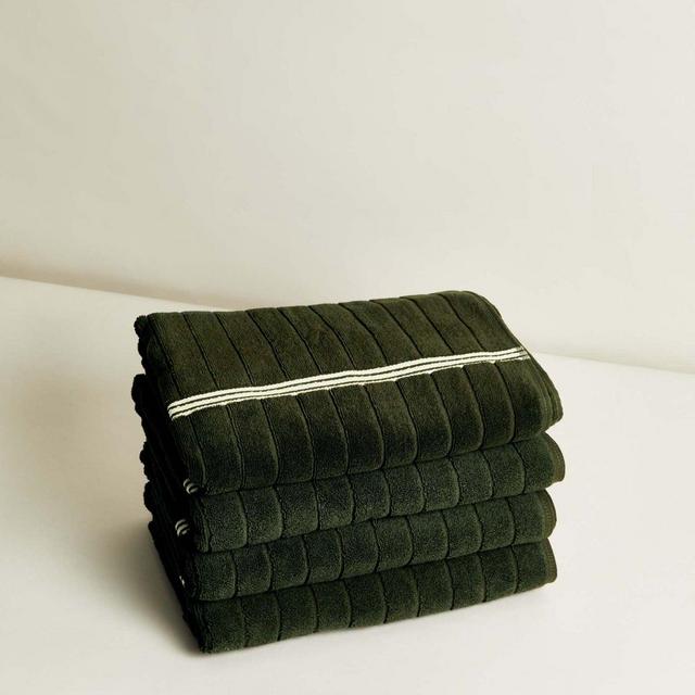 ST BATHANS ORGANIC COTTON (Bath) TOWEL in MOSS