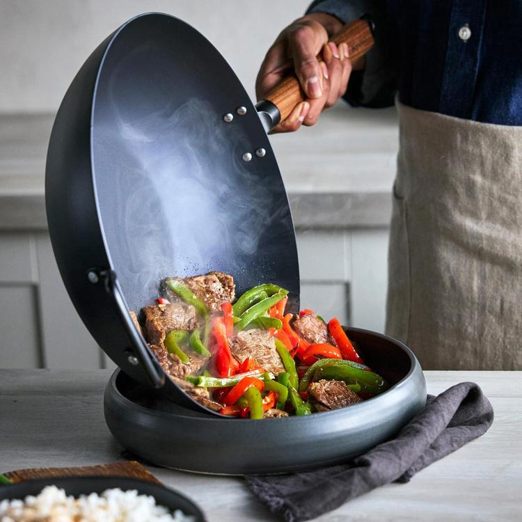 GreenPan, Kyoto Carbon Steel Wok | Zola