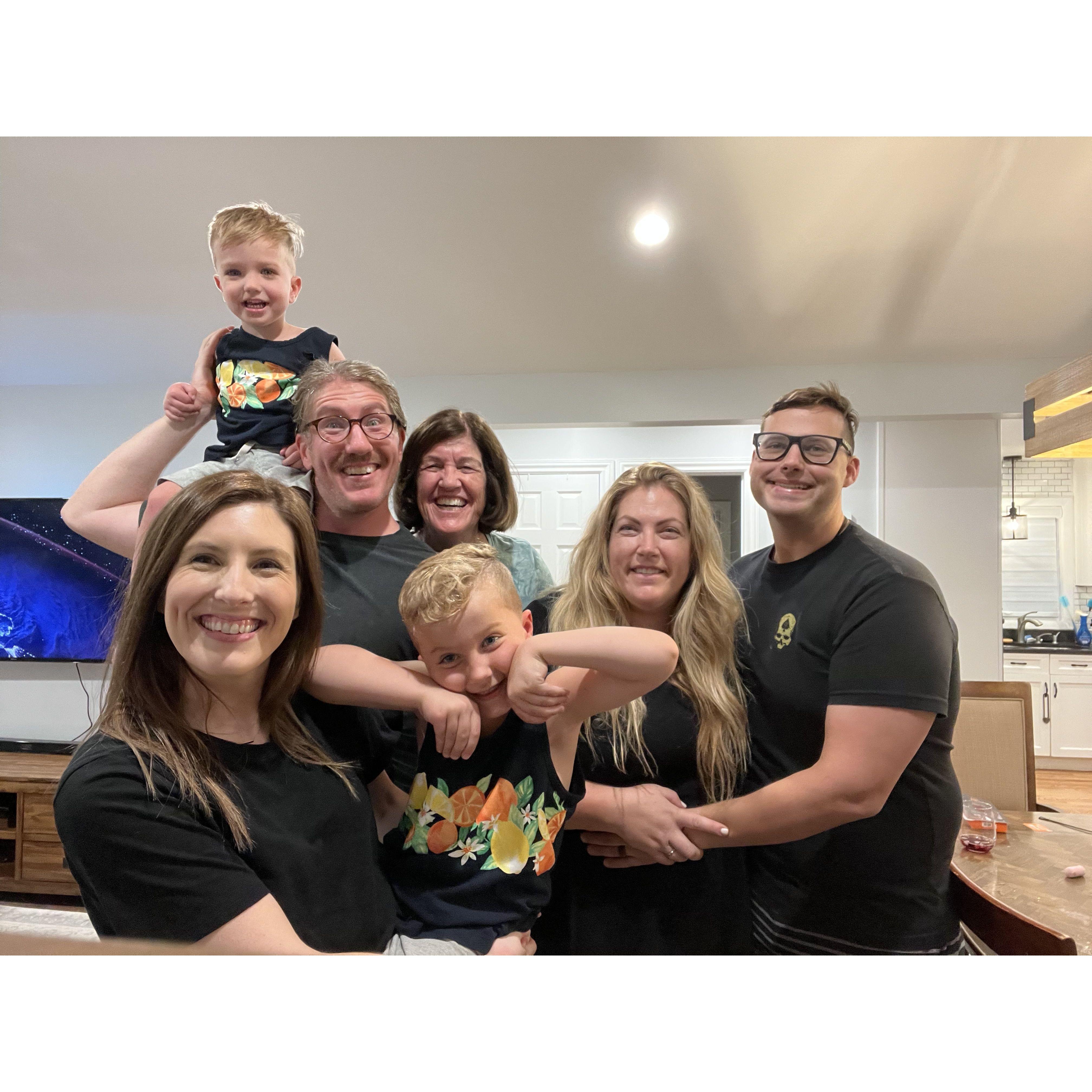 Visiting John's family in Chicago