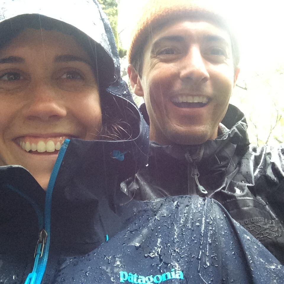 Rain hike in Cascade Canyon