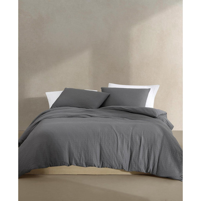 CLOSEOUT! Calvin Klein Seersucker 3 Piece Comforter Set, King