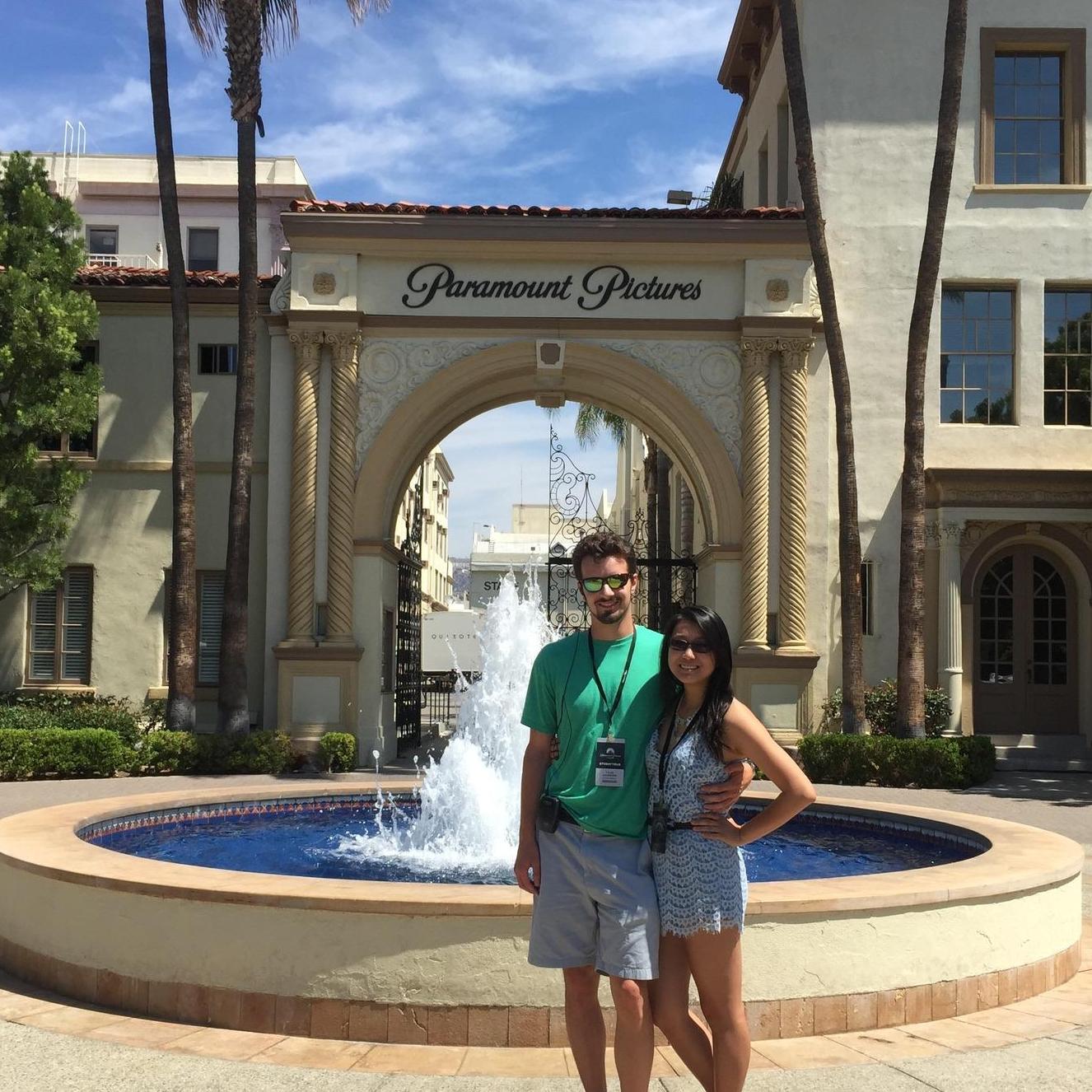 Meng came to visit Tyler in LA during his first internship