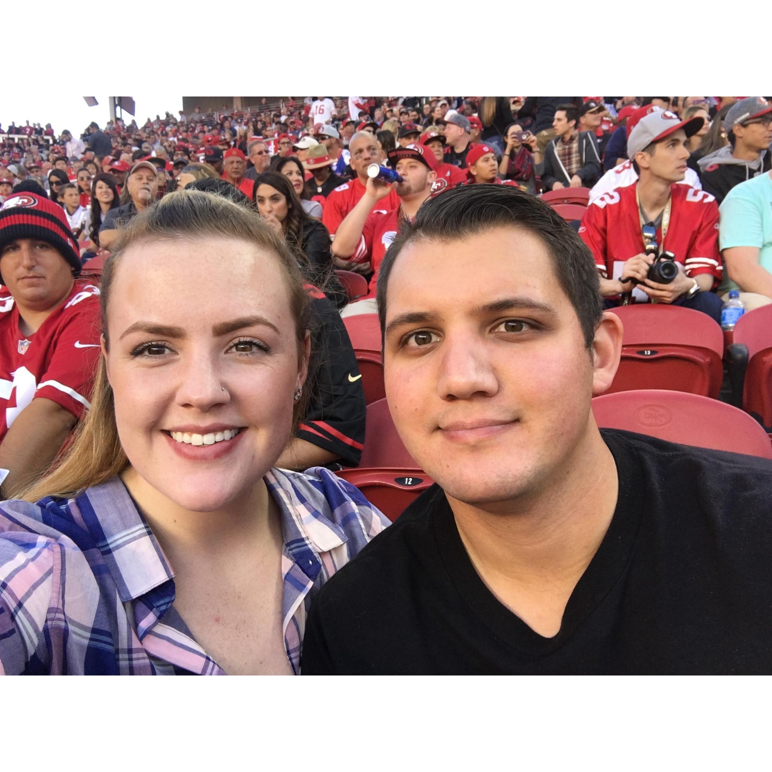 October 6, 2016. 49ers Game.