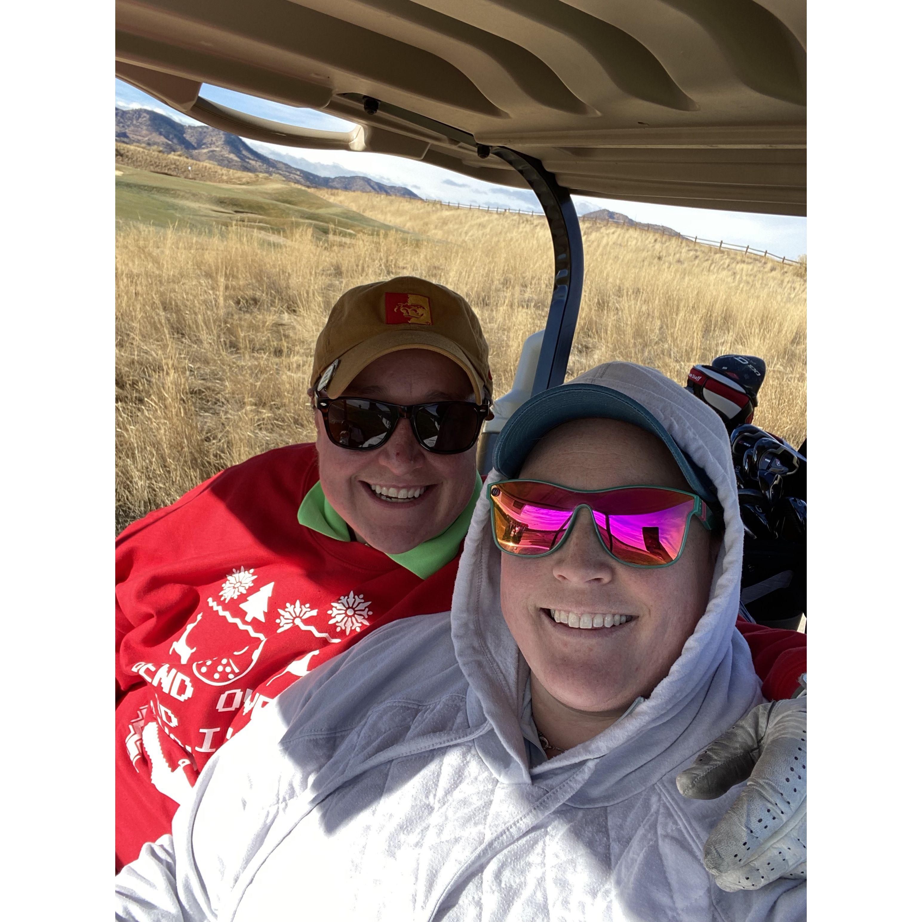 we REALLY like to golf