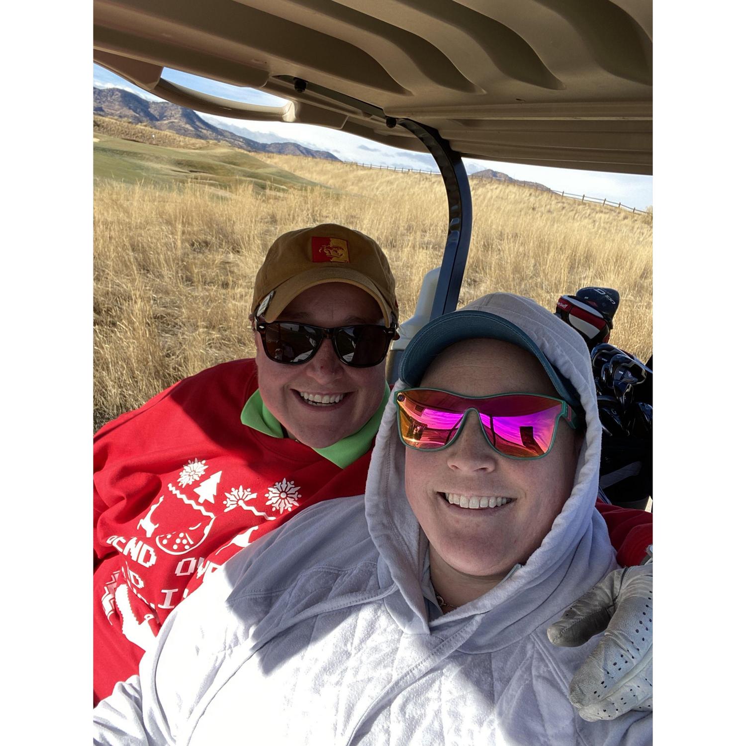 we REALLY like to golf
