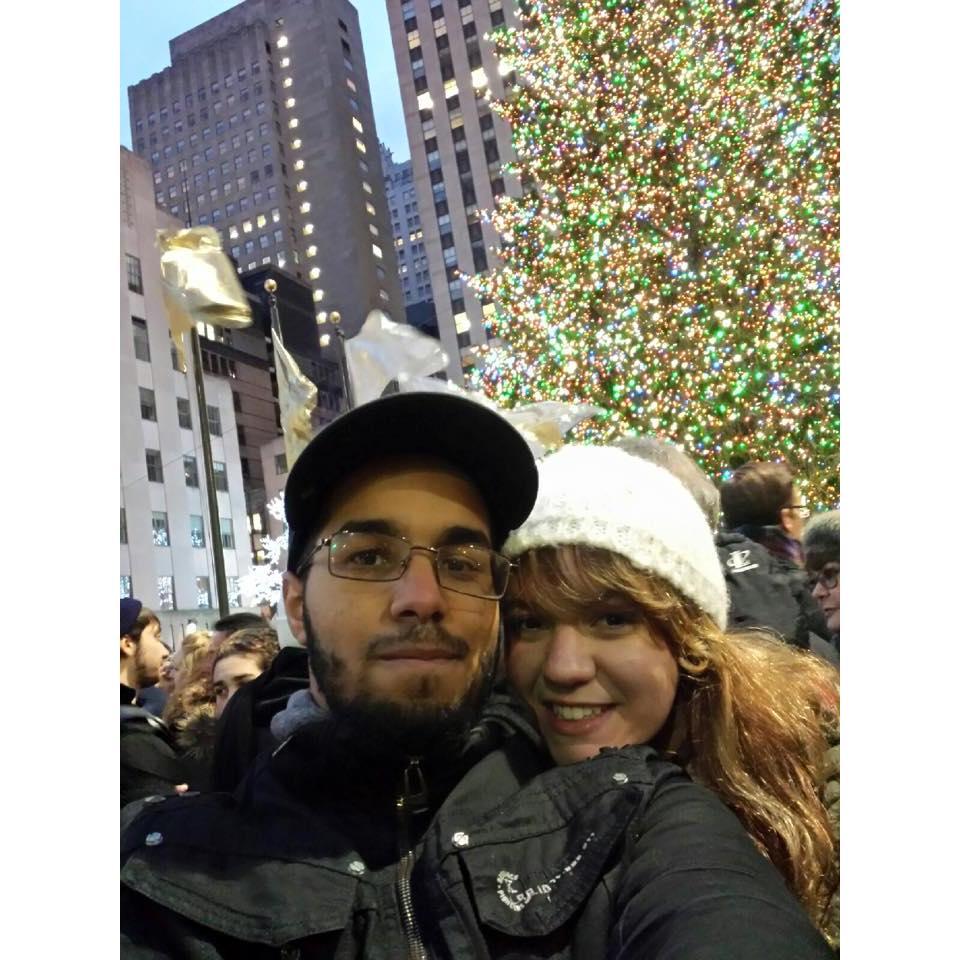 First time at the Rockafeller Tree in 2014