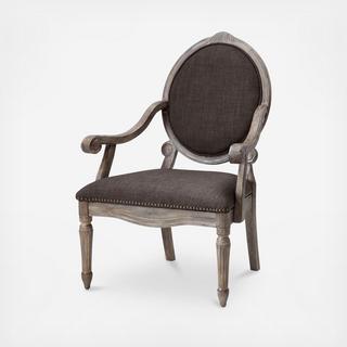 Brentwood Exposed Wood Arm Chair
