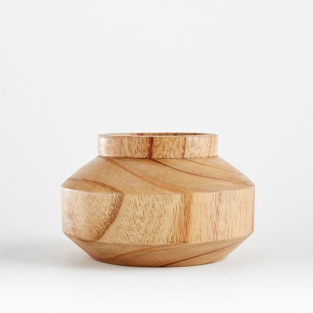 Orla Small Natural Wood Vase
