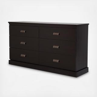 Gloria 6-Drawer Double Dresser