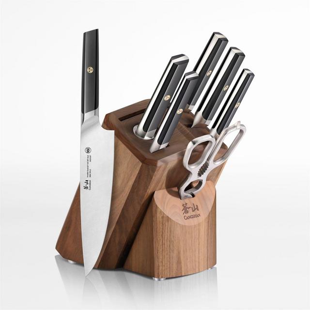 Cangshan ® Everest Black 8-Piece Knife Block Set
