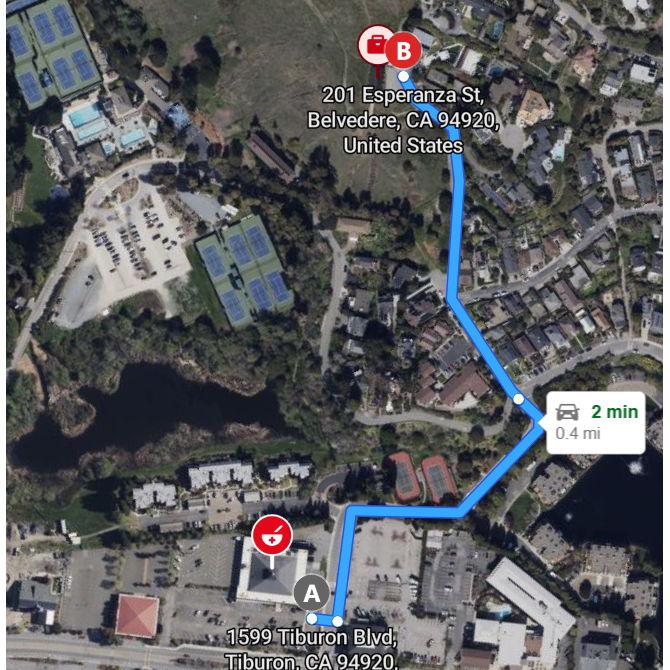 The shuttle from the parking lots to the church - only 2 minutes!