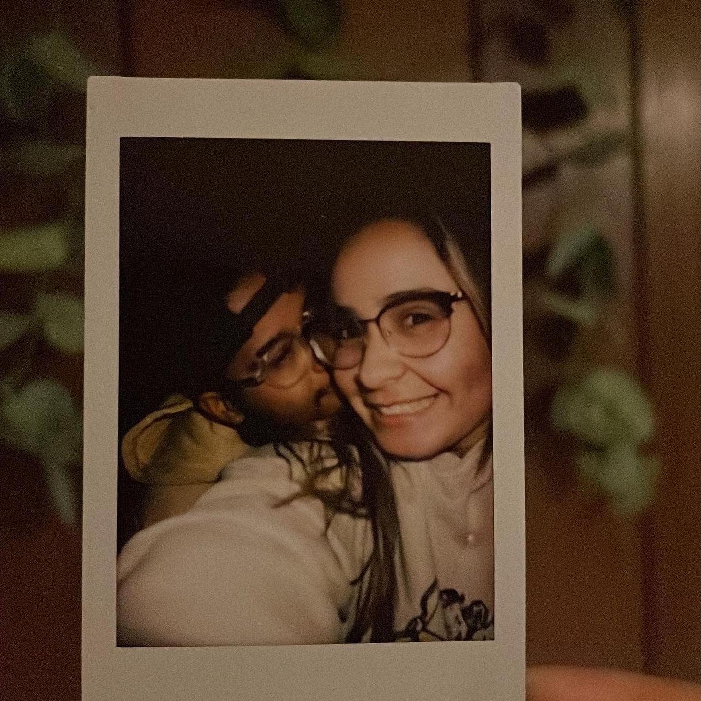 Fun Fact: Before we ever posted about each other on instagram we both changed our profile picture to this picture. so enjoy our first polaroid picture we took together