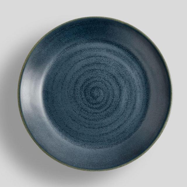 Larkin Melamine Salad Plates, Set of 4 - River Blue