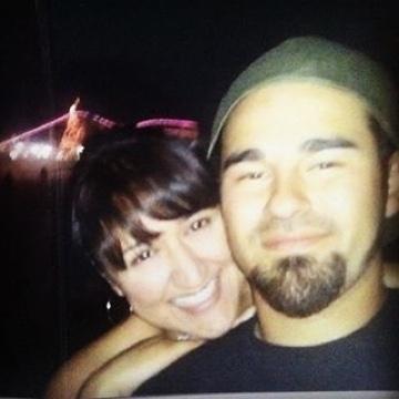 Santa Monica pier 2010 our first picture together.