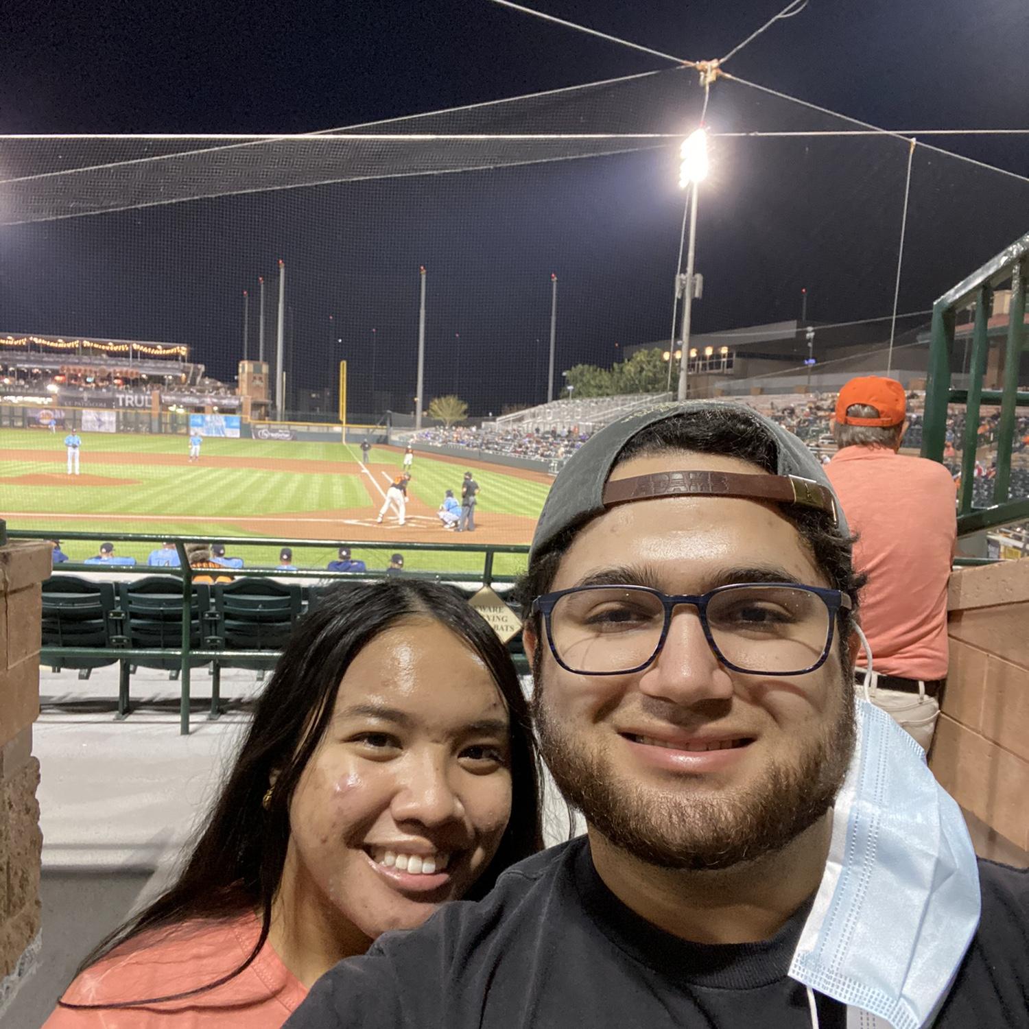 We celebrated Leia taking part 1 of Boards (the most difficult part) with Giants Spring Training!
March 2021