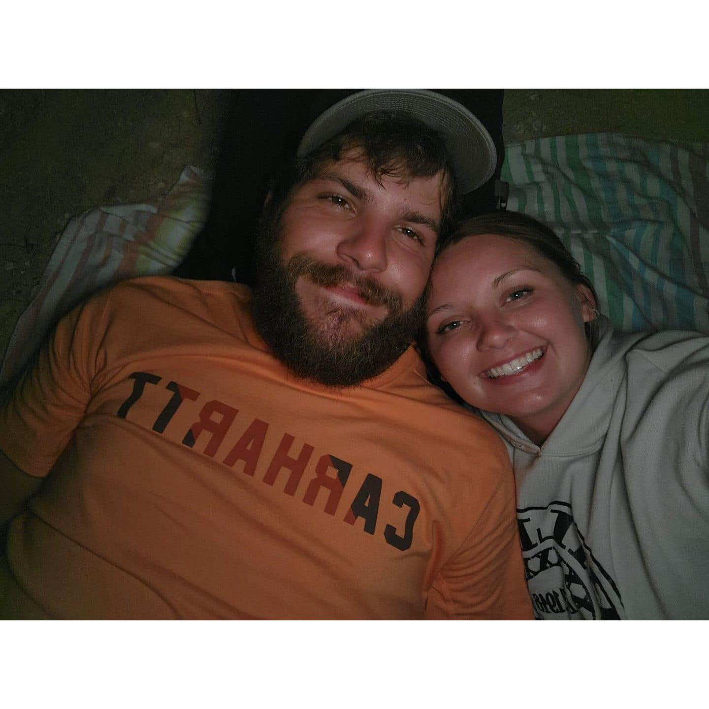 Summer 2022- The night Bethany & Nate camped on the beach in Kuai, Hawaii
