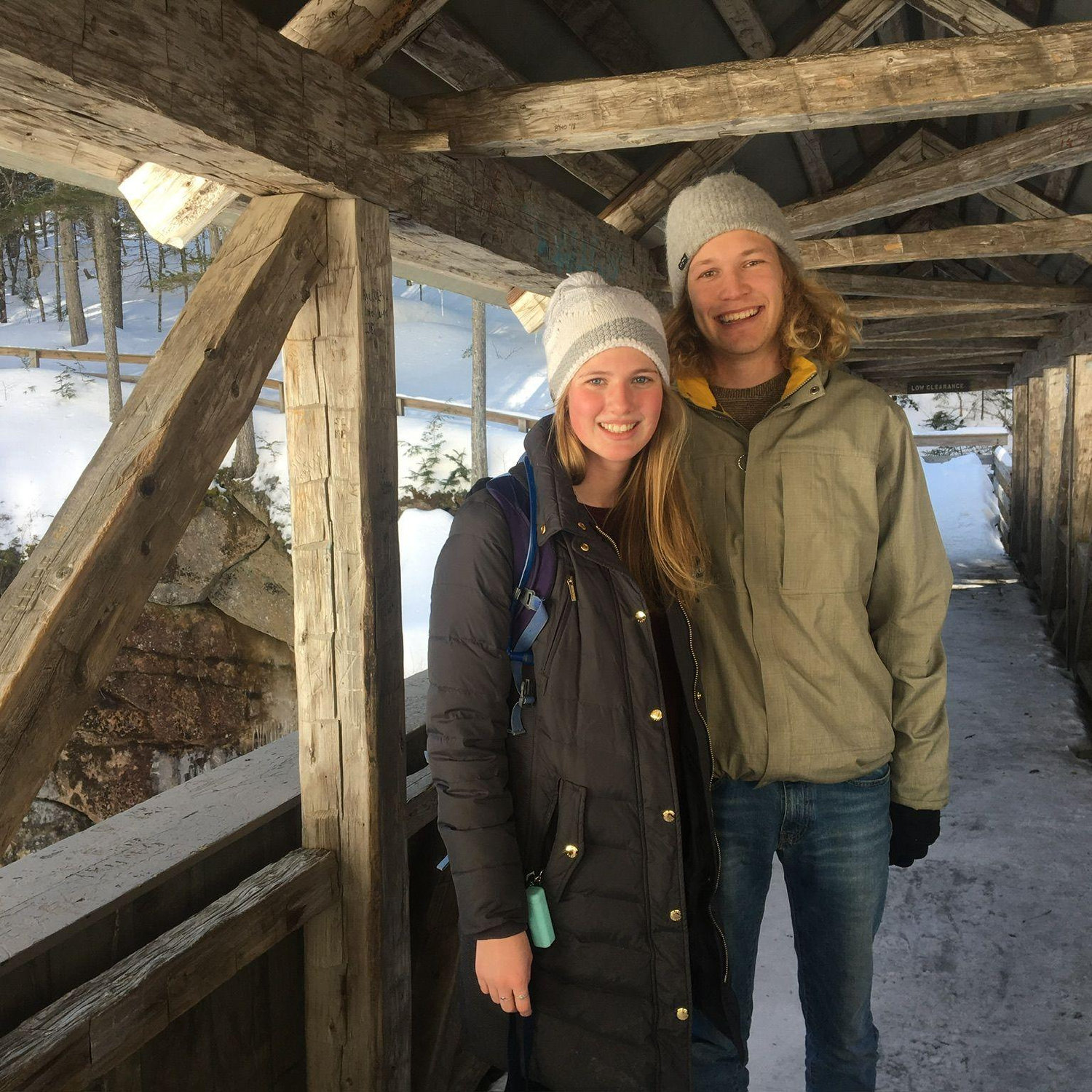 Keaton and Lindsay in New Hampshire