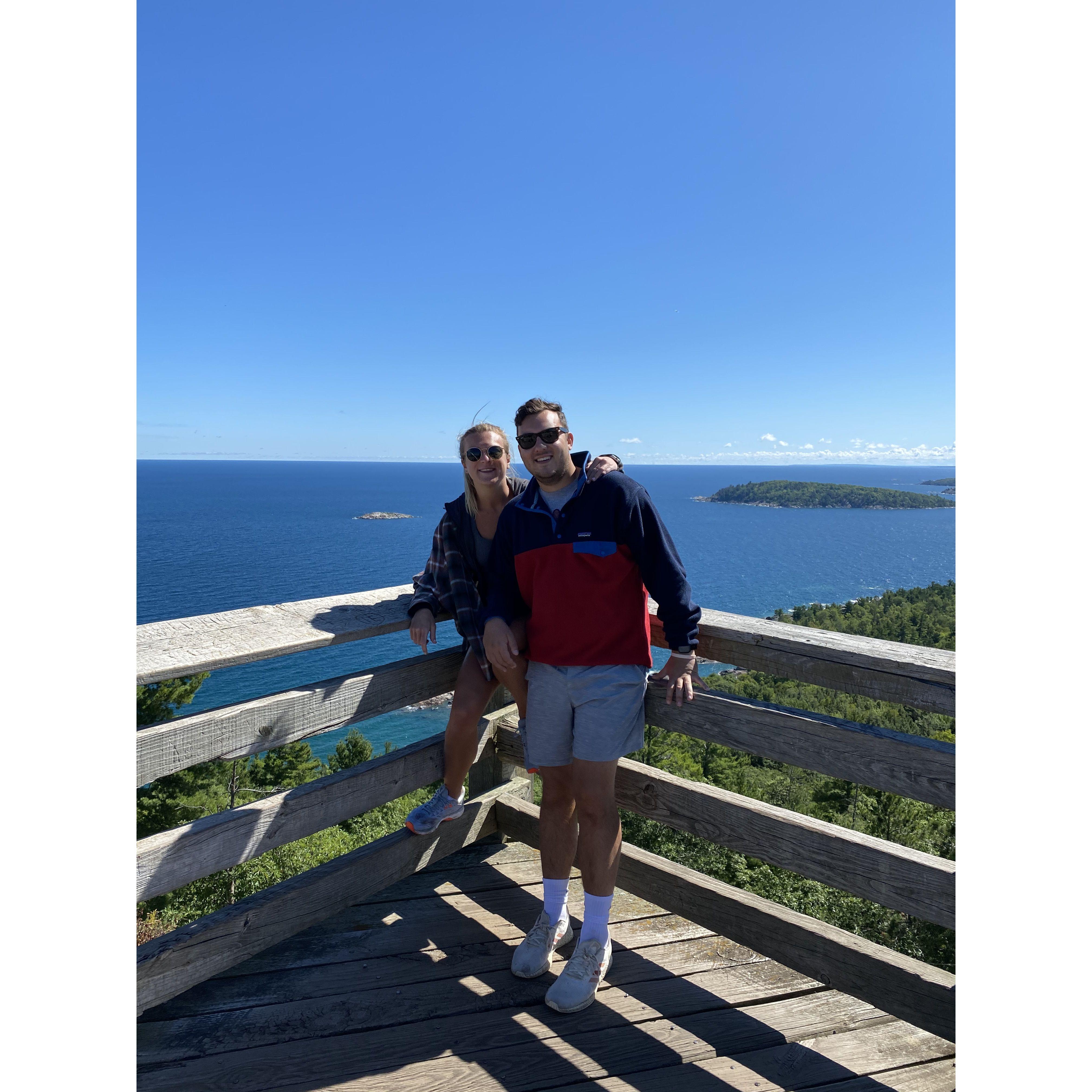 Brian took Mackenzie to the Upper Peninsula for the first time (2020). It quickly became our favorite summer trip spot!