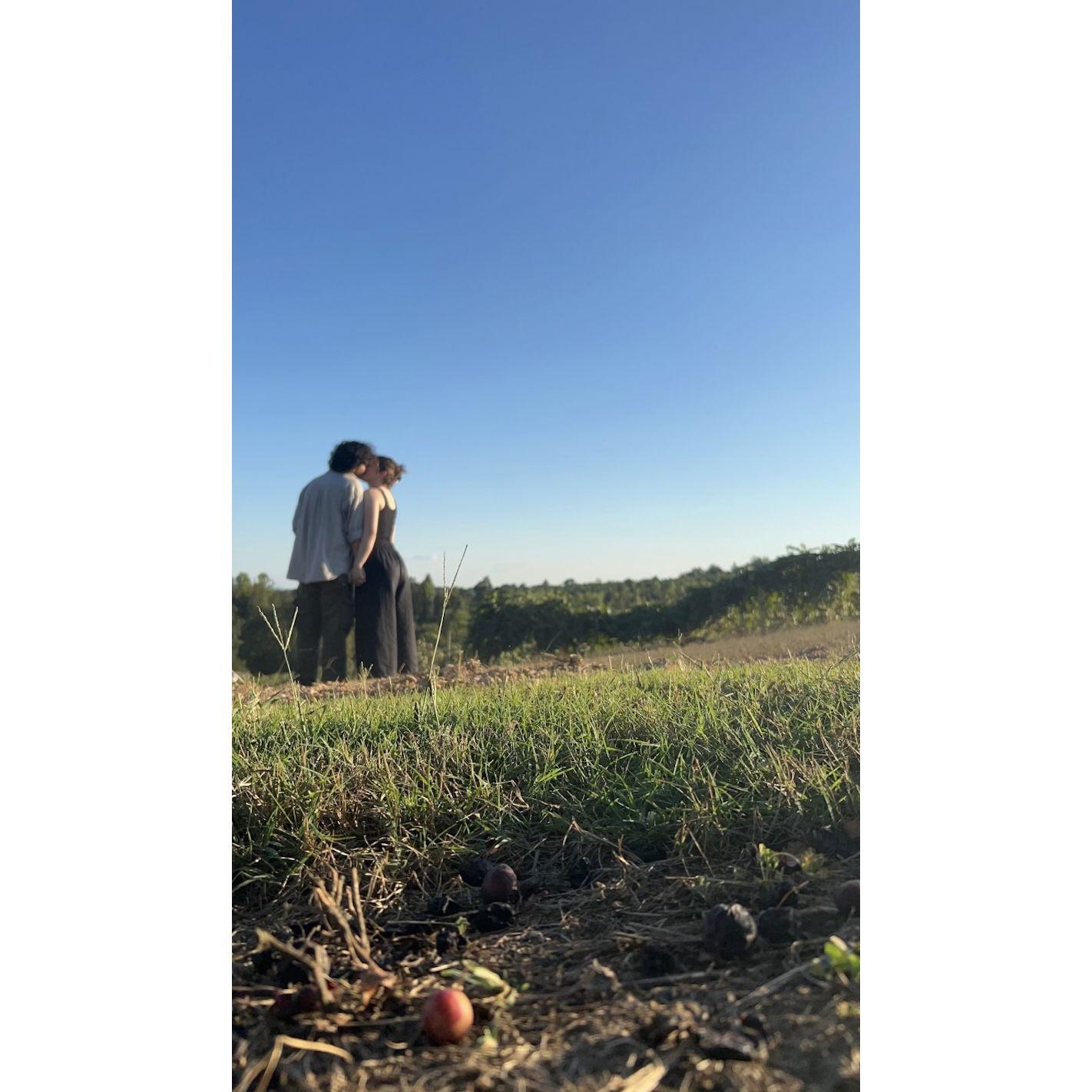 Minutes right after getting engaged <3